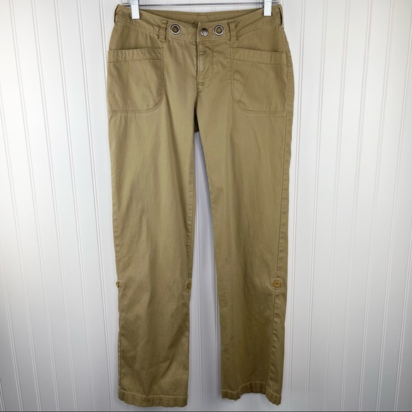 The North Face Pants - The North Face Convertible Roll Up Hiking Pants Tan Khaki Size 2